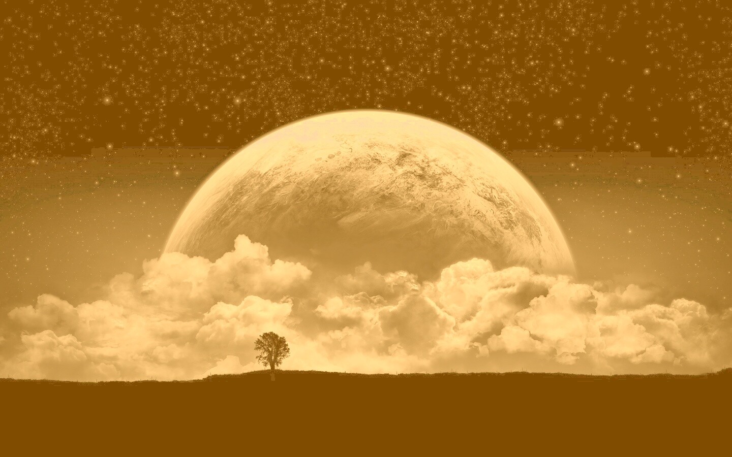 Наедине с вселенной обои