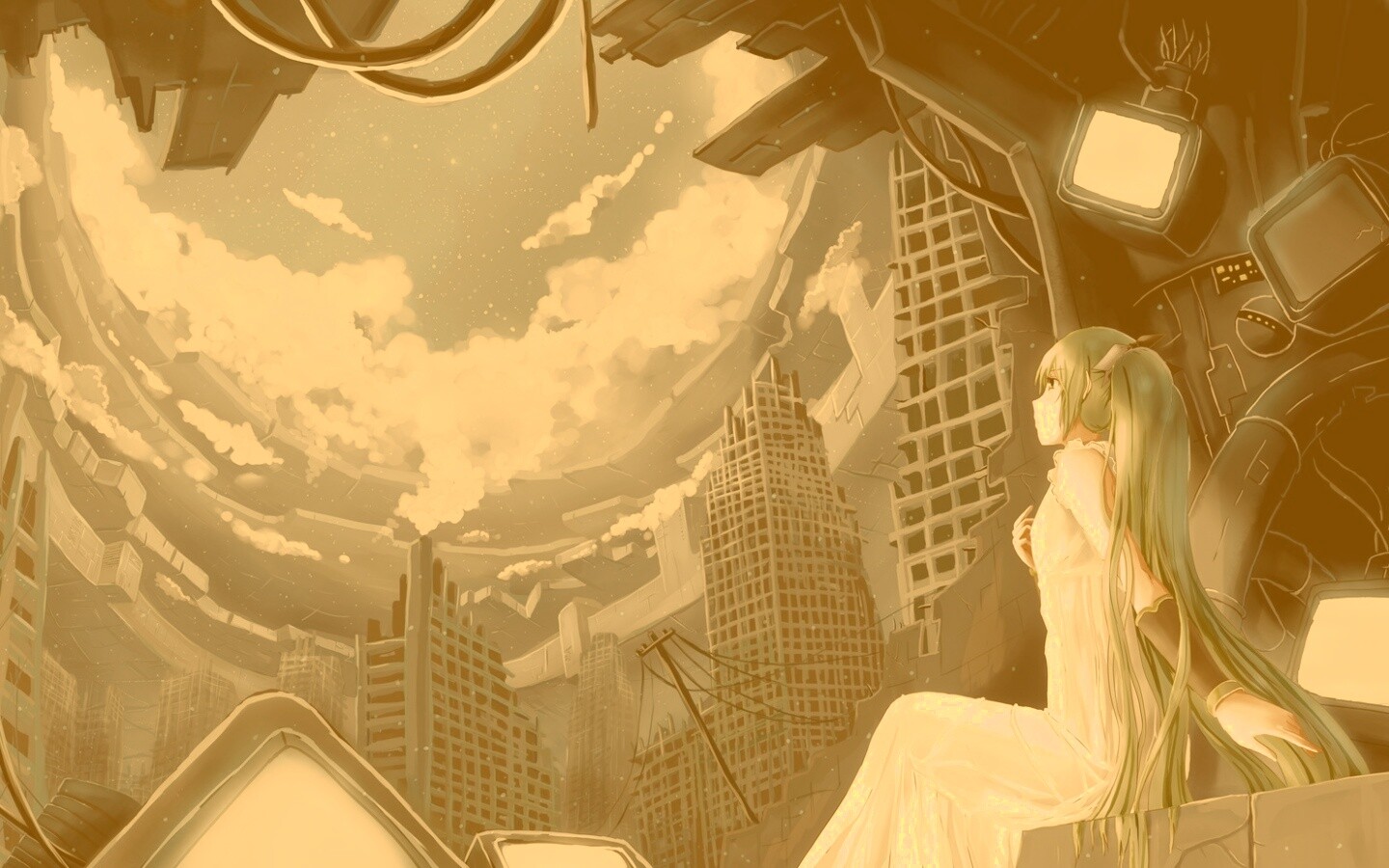 Вокалоид Hatsune Miku обои