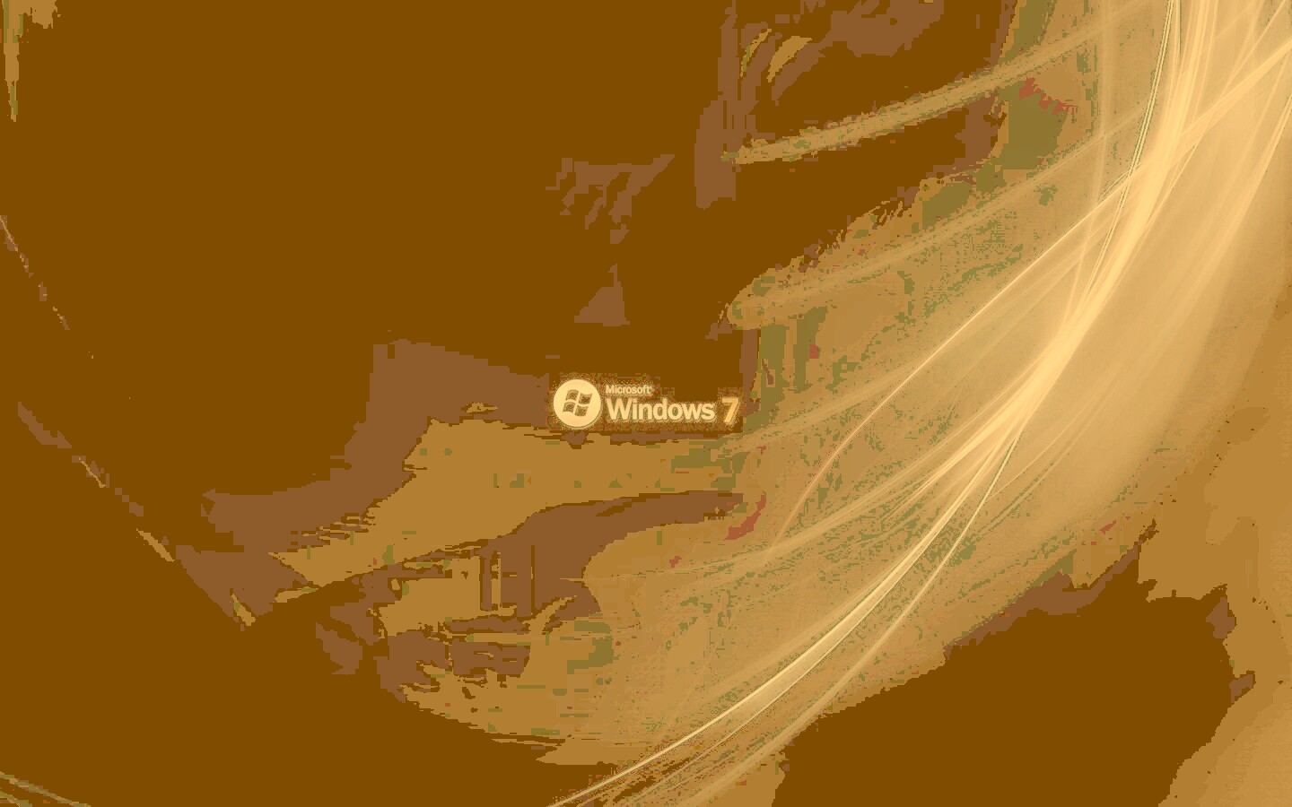 Темный фон Windows 7 обои