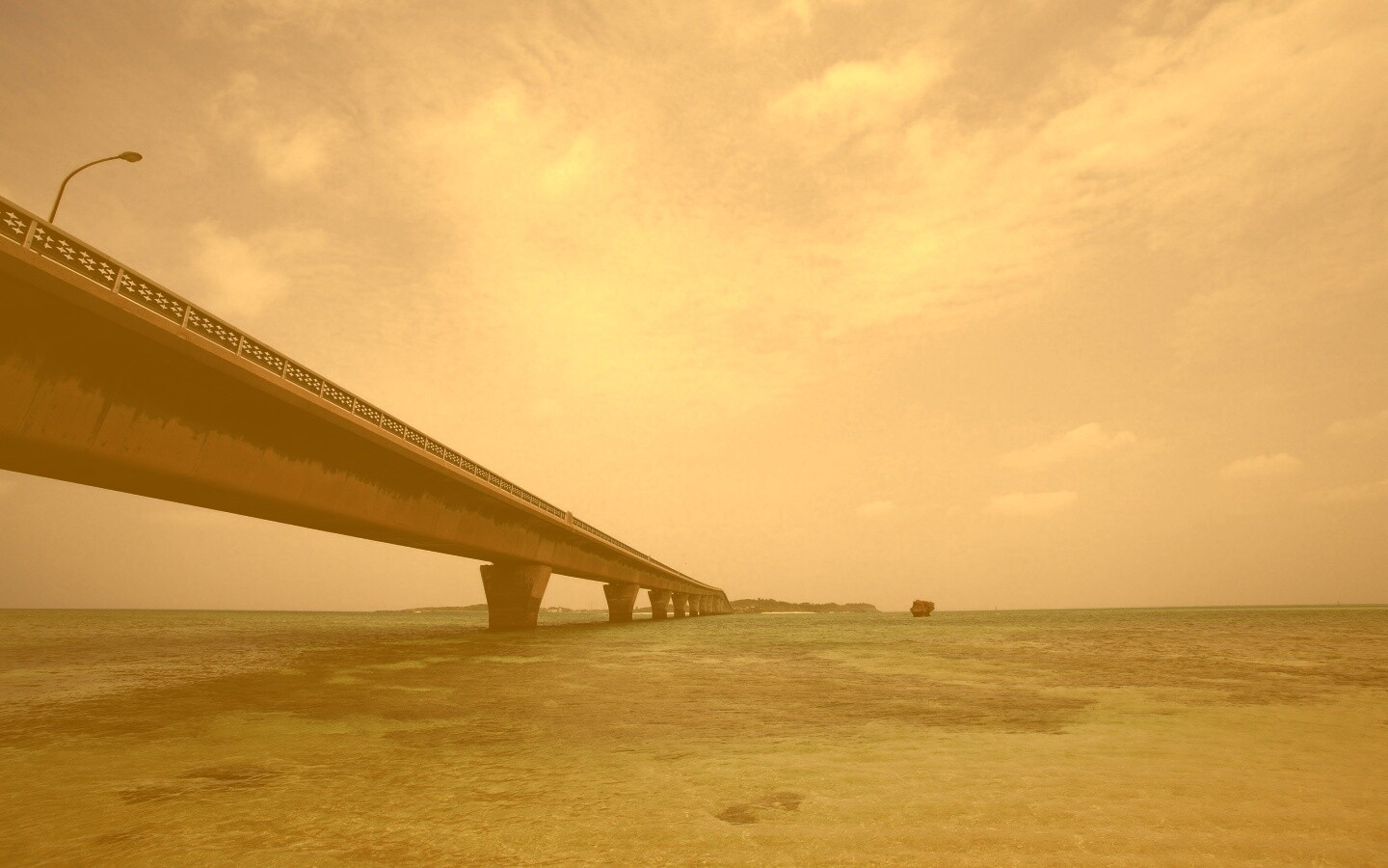 Мост до острова обои