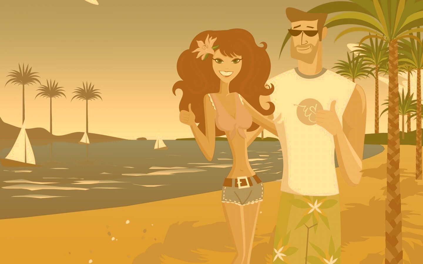 Отпуск на позитиве обои