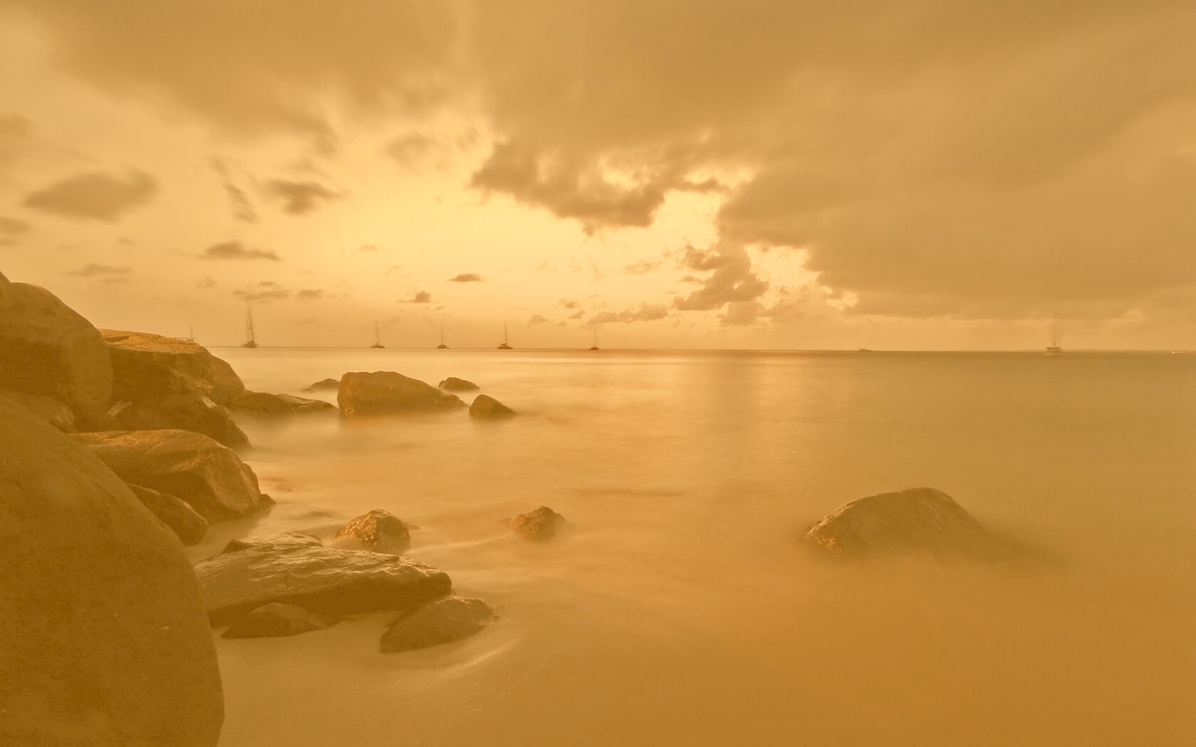 Кровавое море обои