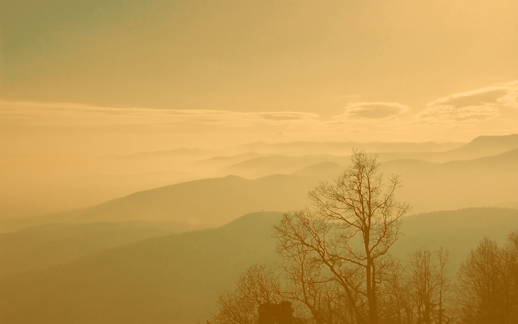 Голубые горы обои