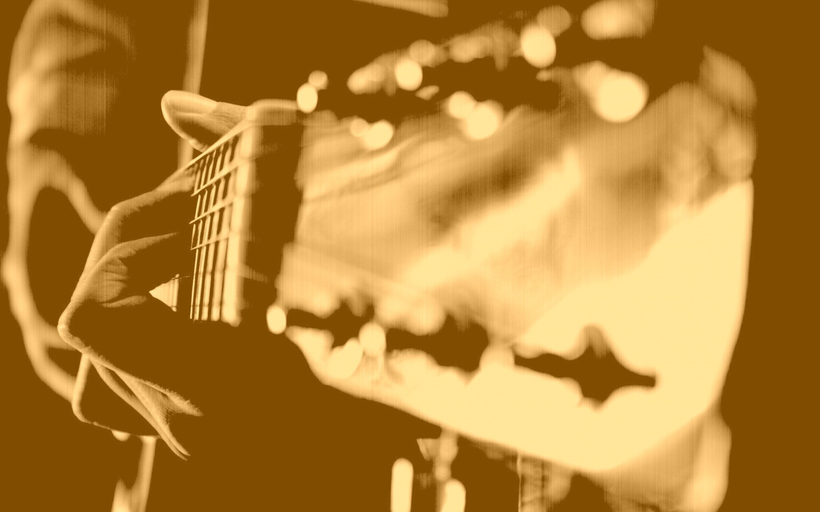 Игра на гитаре обои