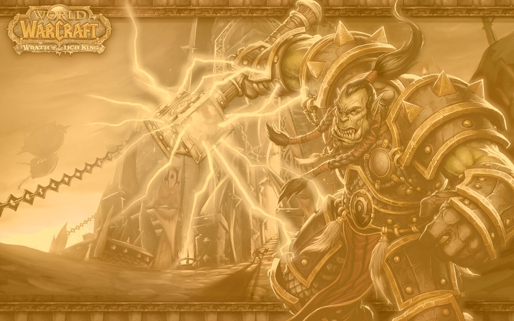 Орк из WOW обои