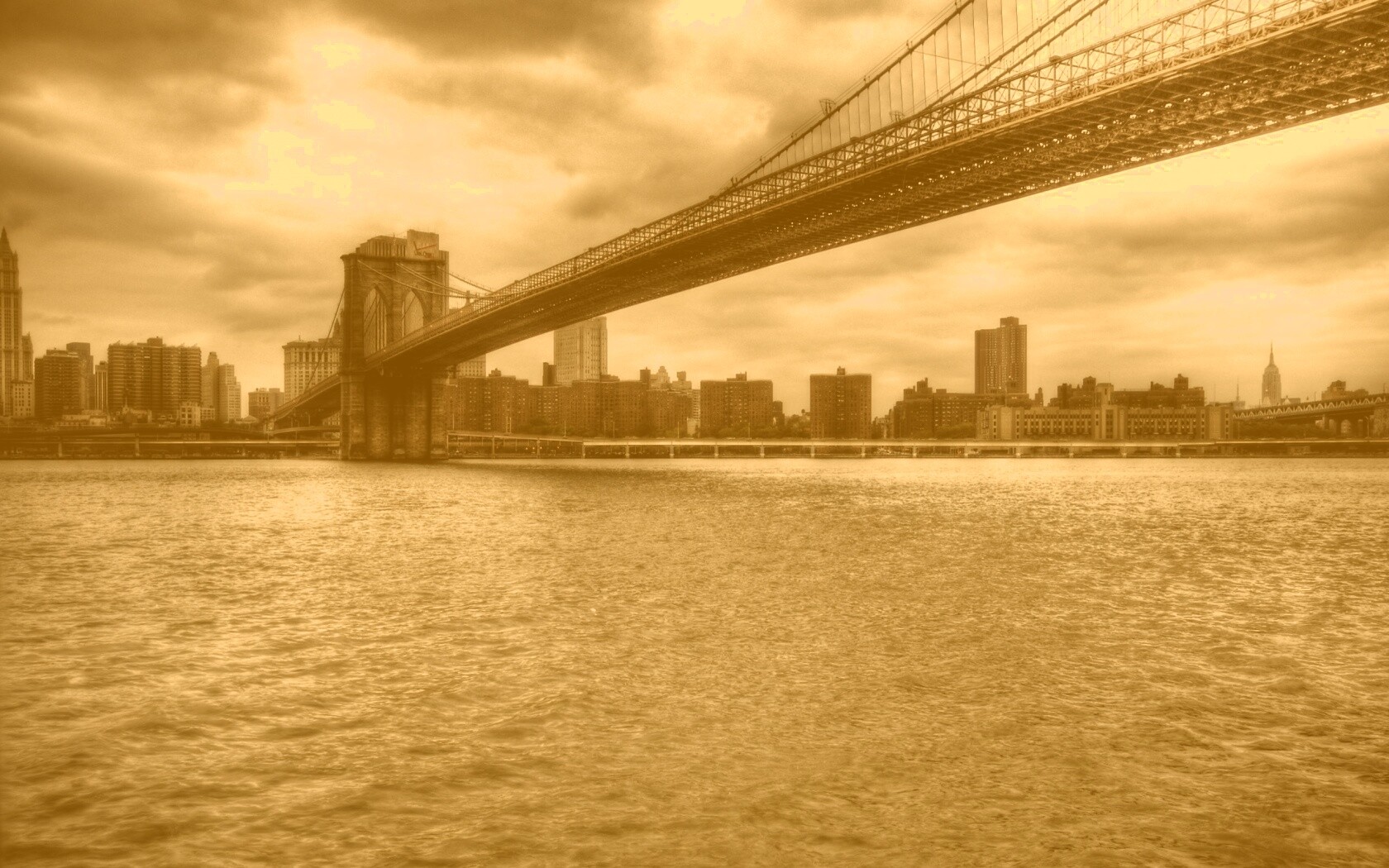 Бруклинский мост обои