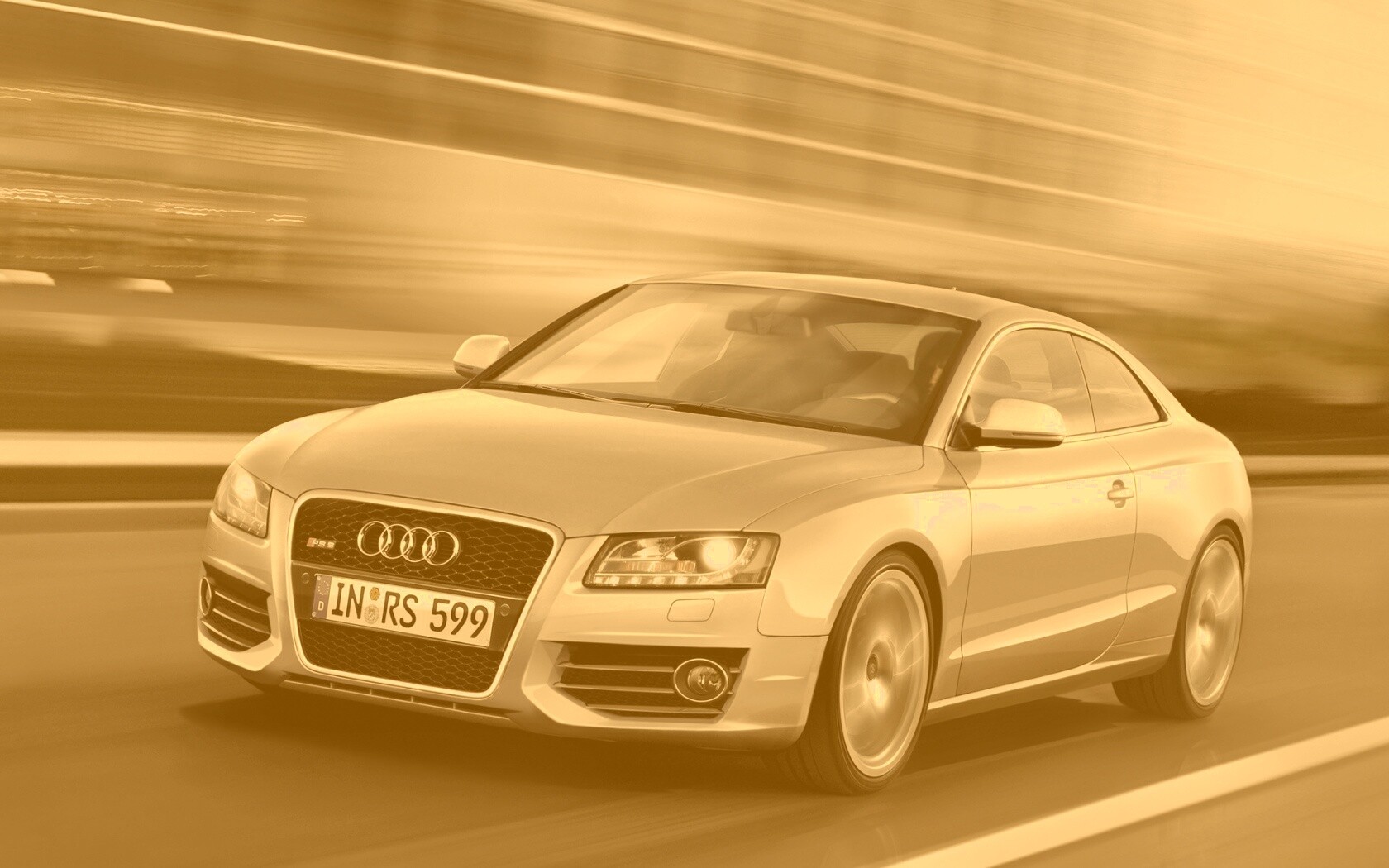 Ауди на скорости обои