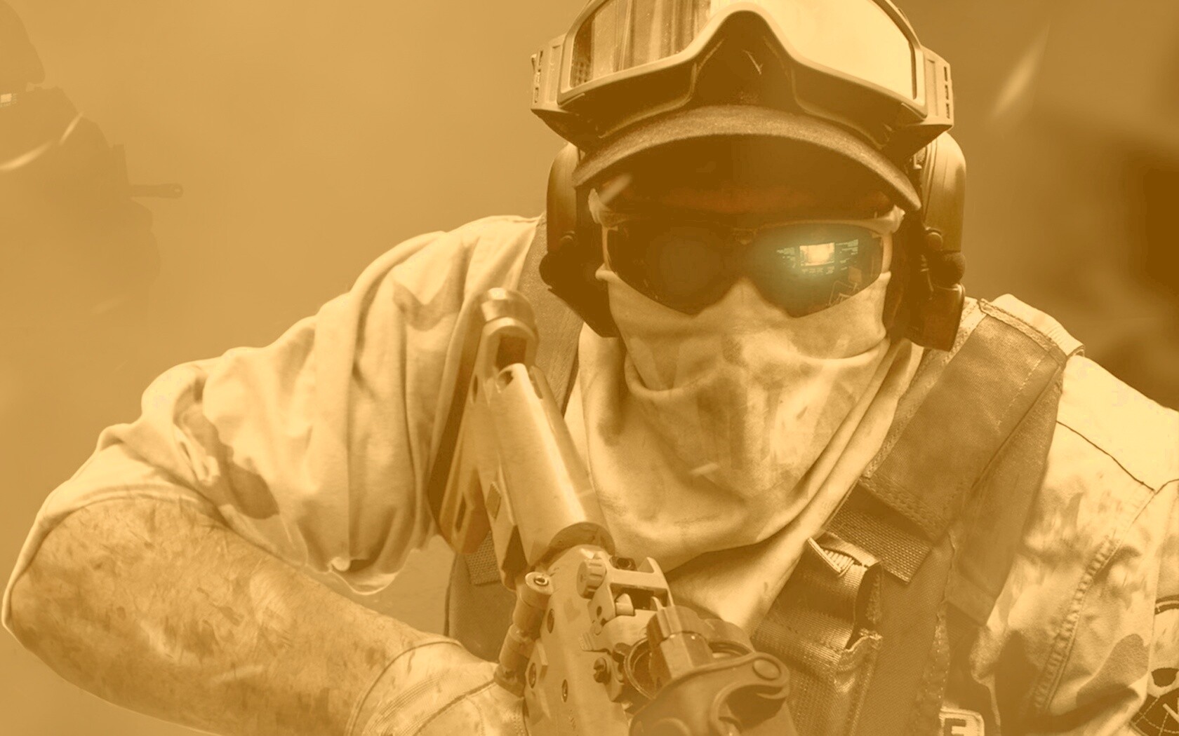 Боец в маске обои