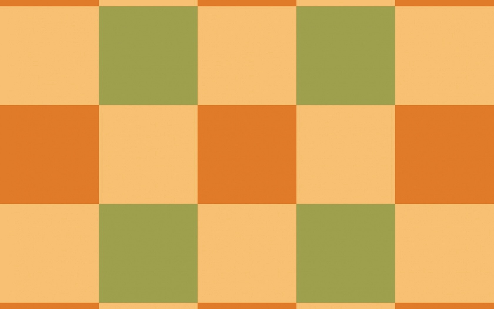 Оранжевые голубые и белые клетки обои