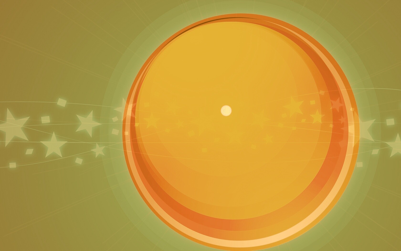 Большой красно-желтый круг обои