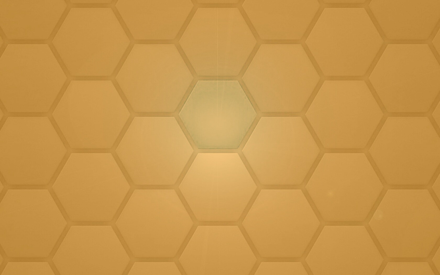 Светящийся синий шестиугольник обои