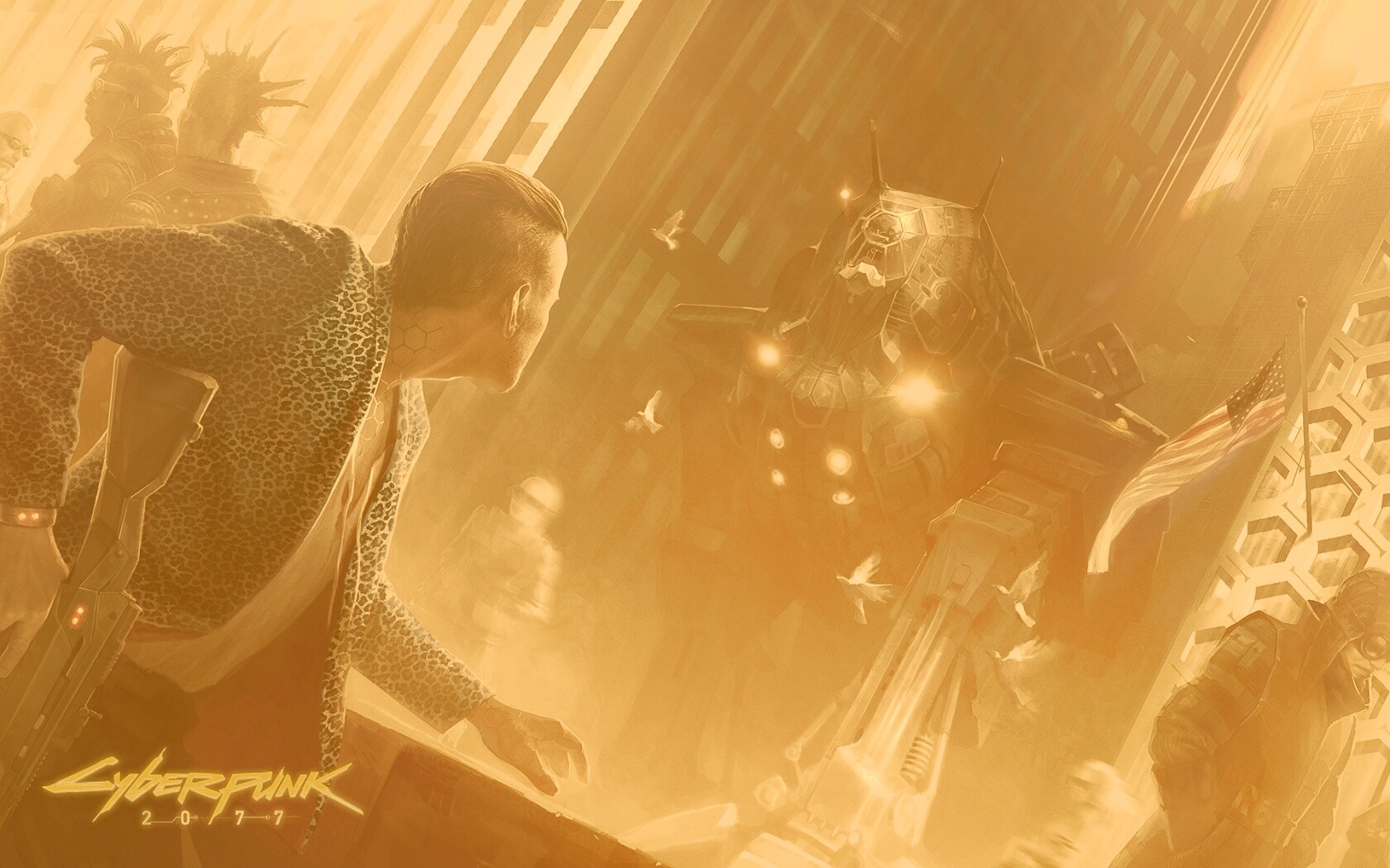 Арт из Киберпанк 2077 обои