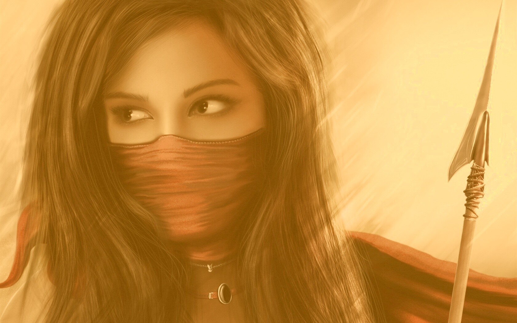 Девушка - ассасин обои