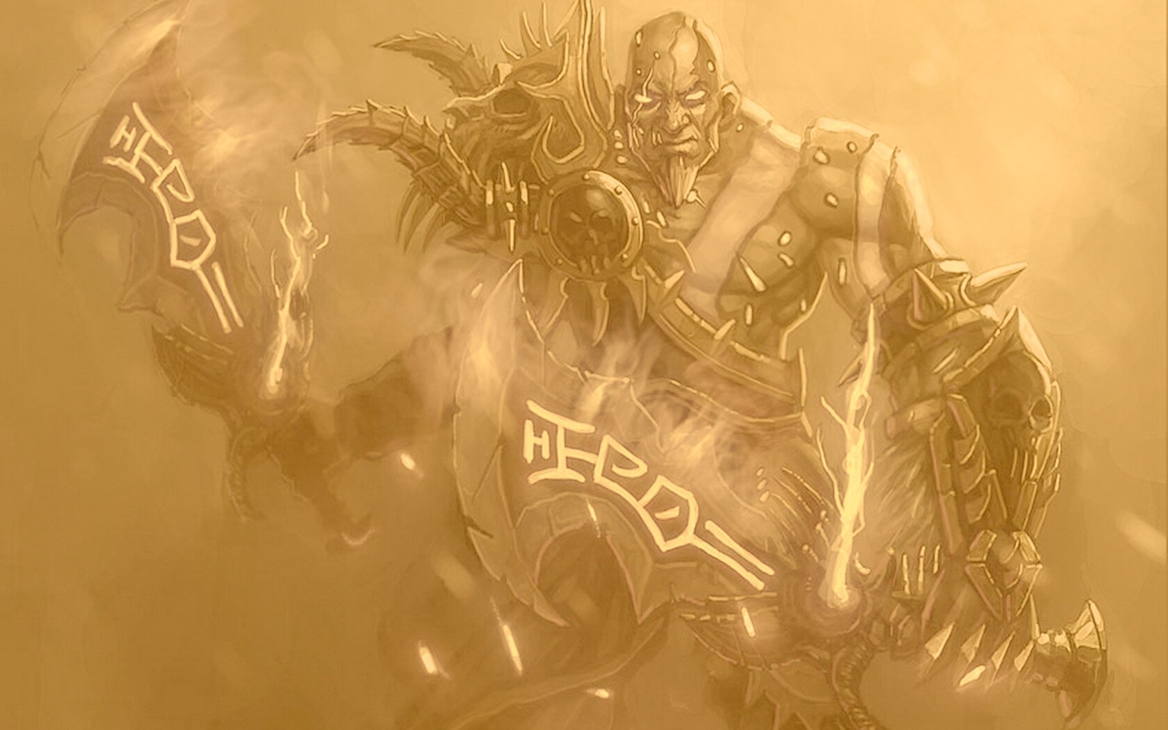 Андед с топорами обои