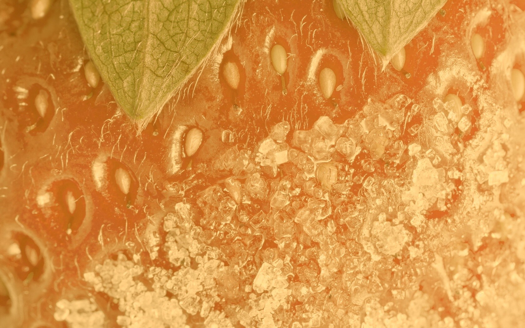 Клубника в сахаре обои