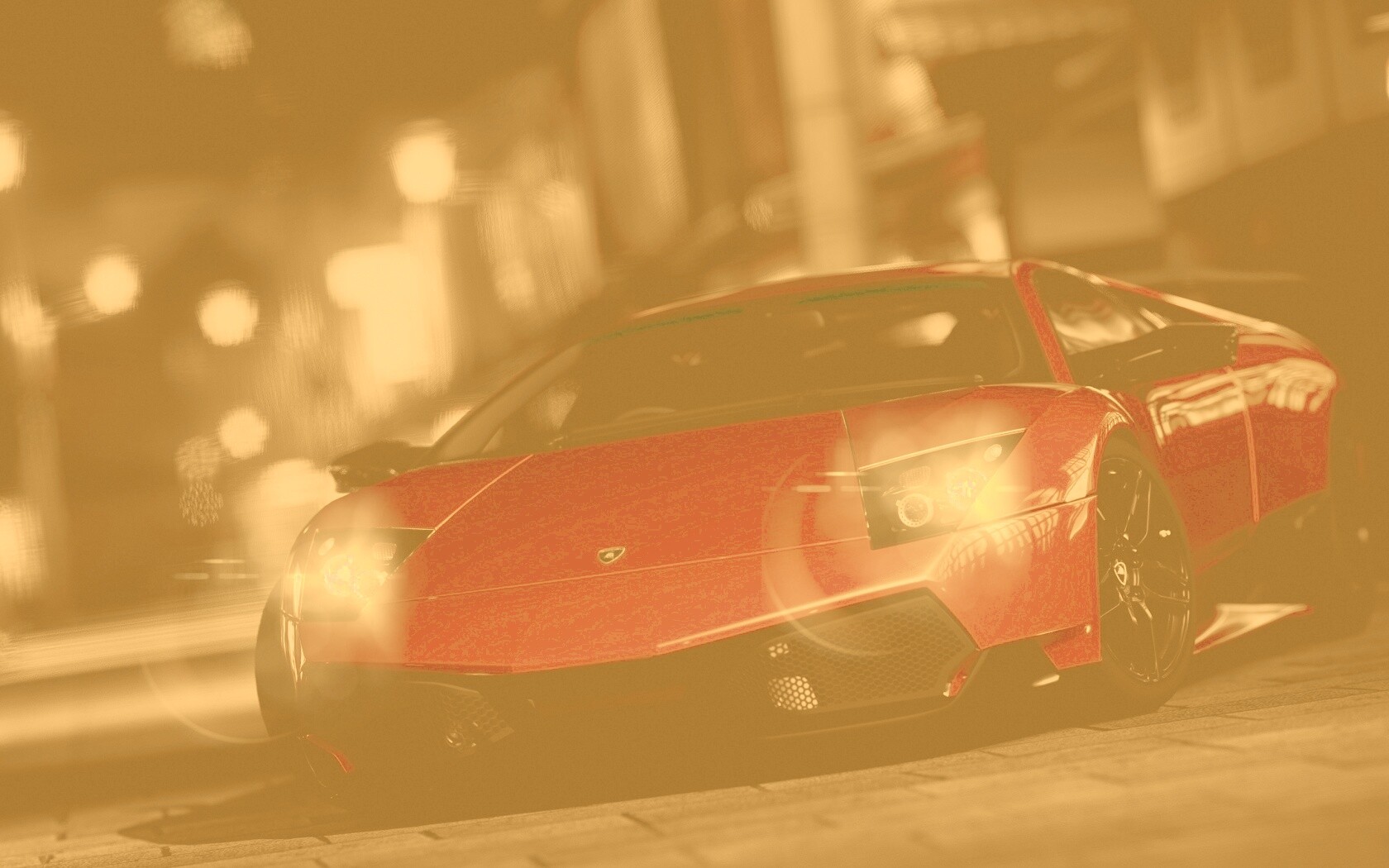 Красная ламборджини мурселаго обои