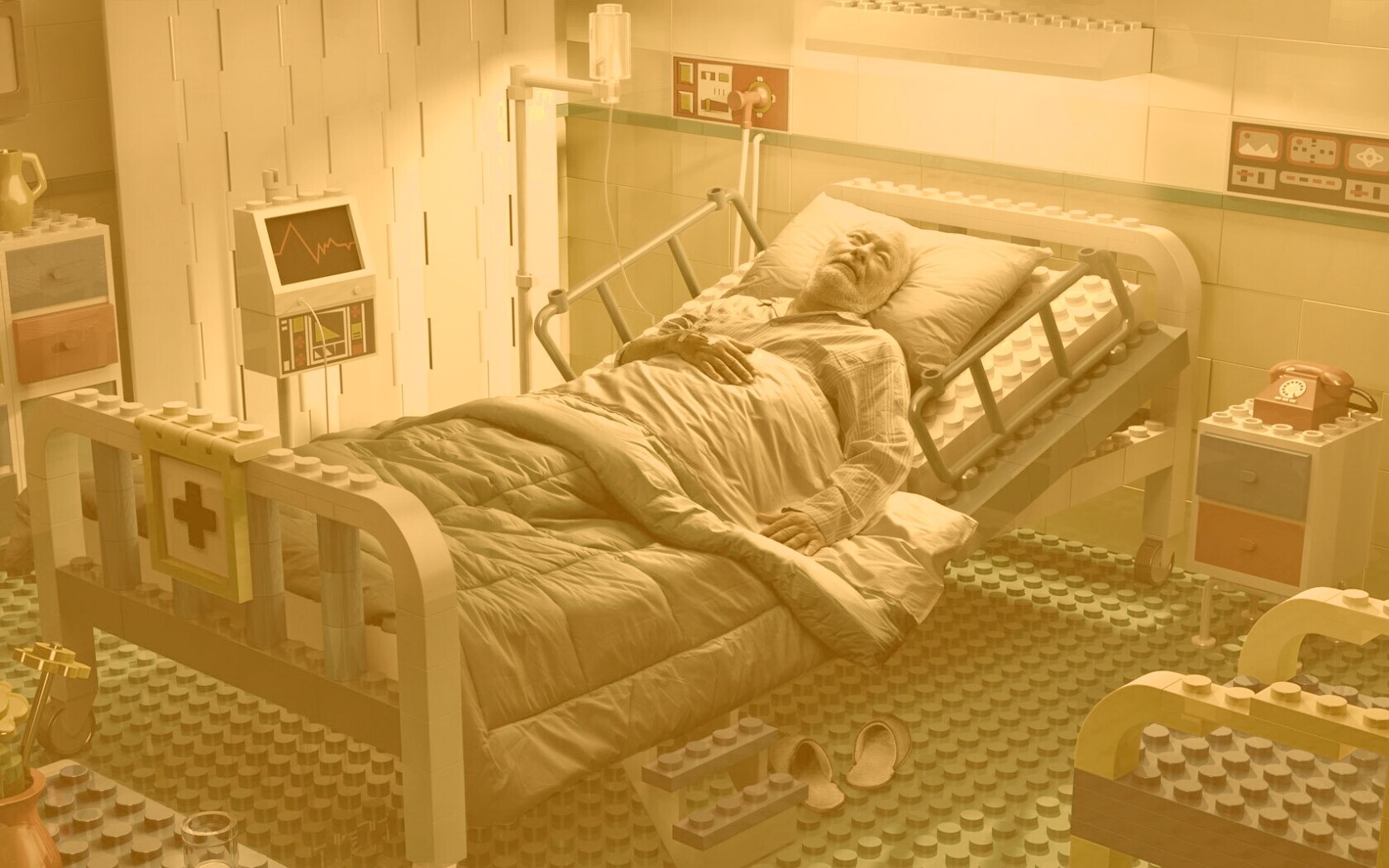 Лего больница обои