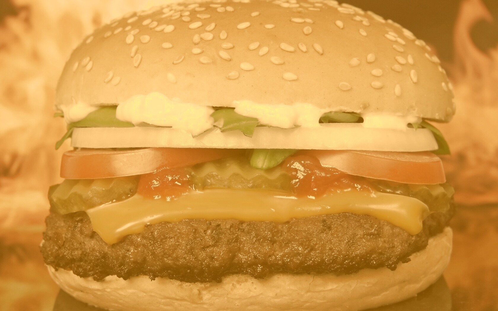 Чизбургер обои