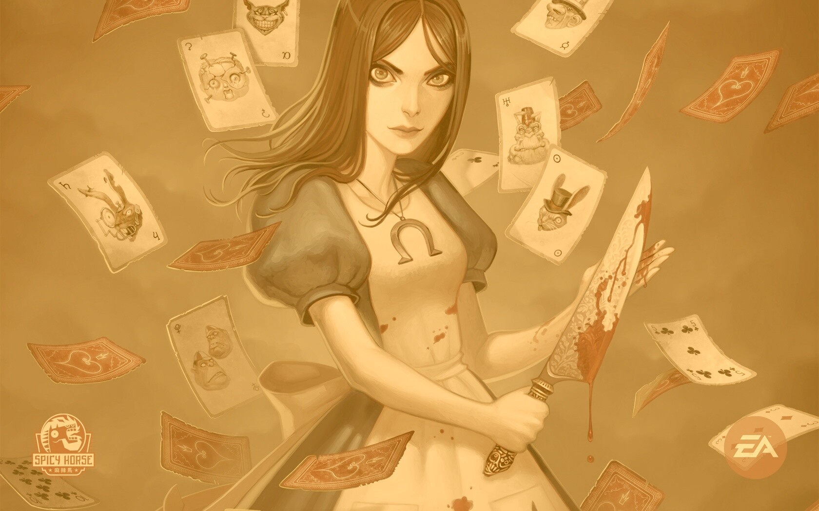 Алиса в стране чудес обои