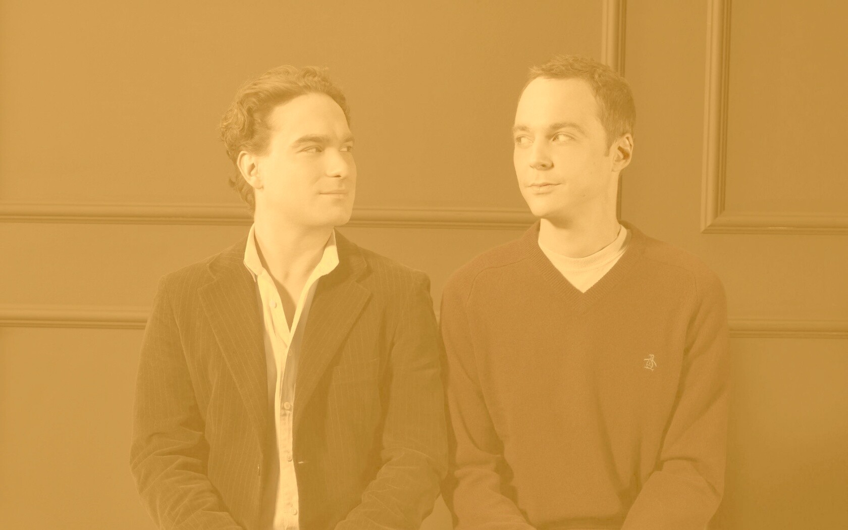 Шелдон Купер и Леонард Хофстедер обои