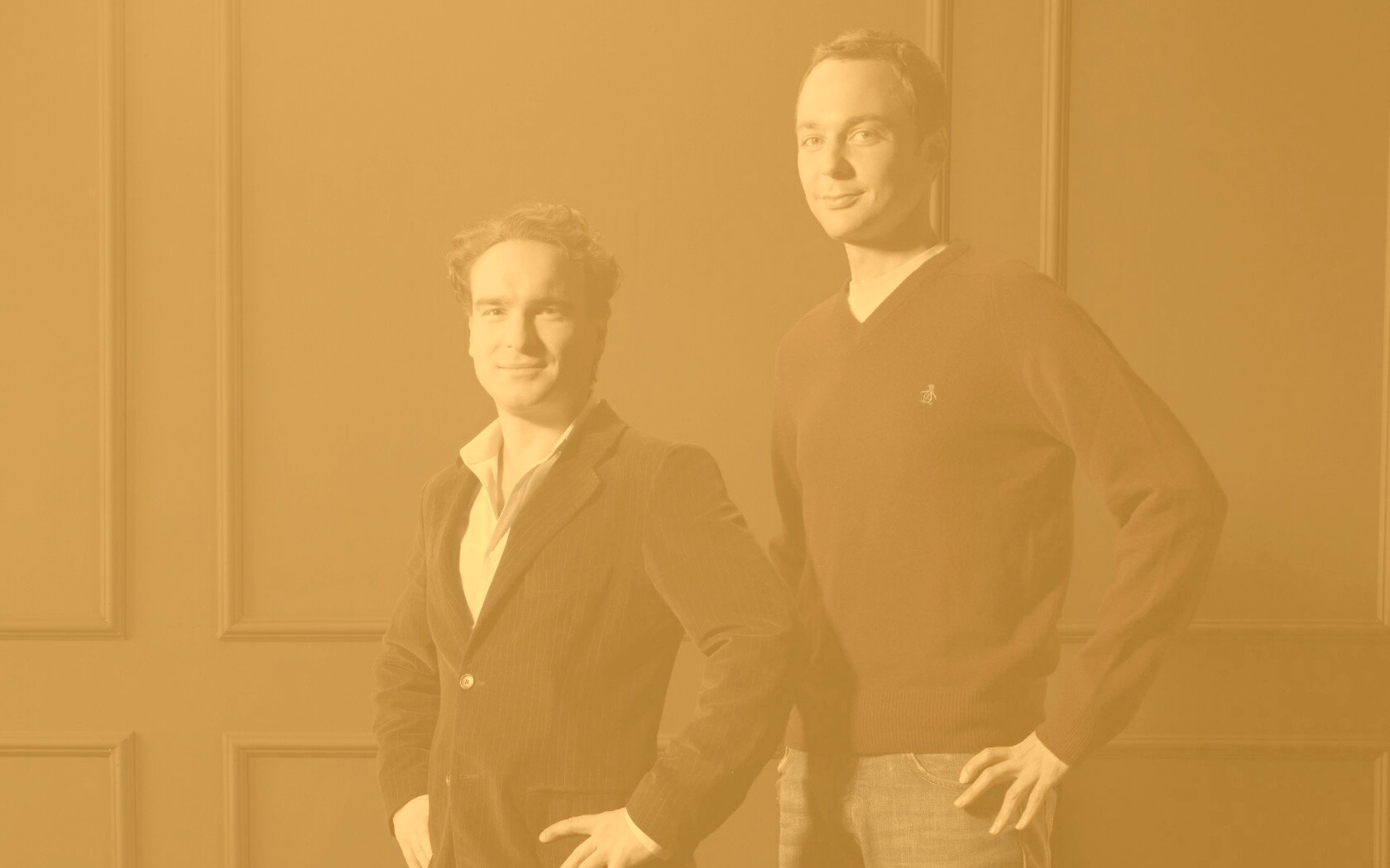 Джонни Галаки и Джим Парсонс обои