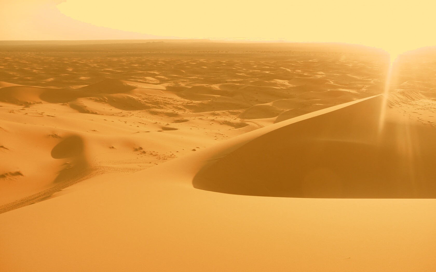 Солнечная пустыня обои