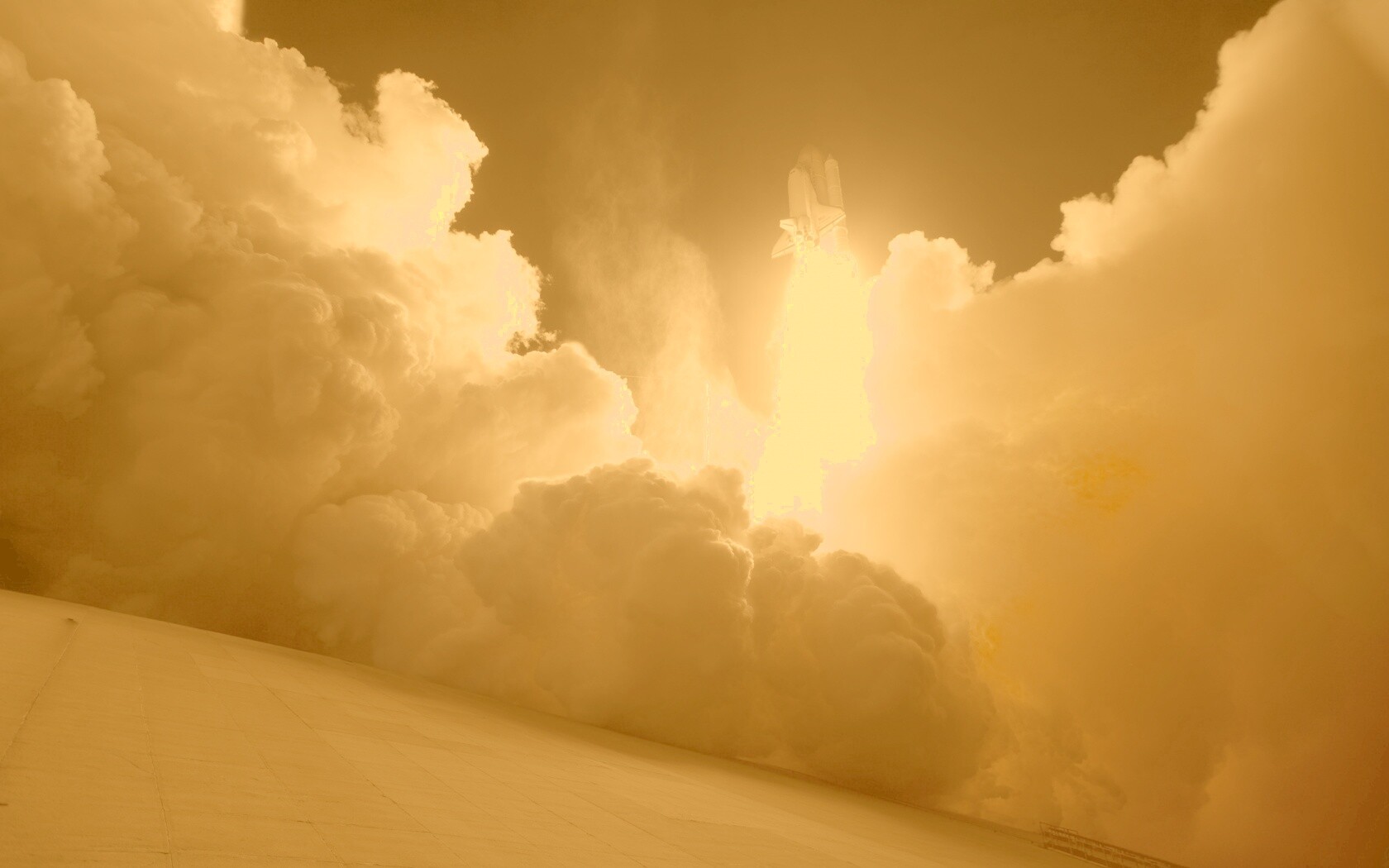 Взлет шатла обои