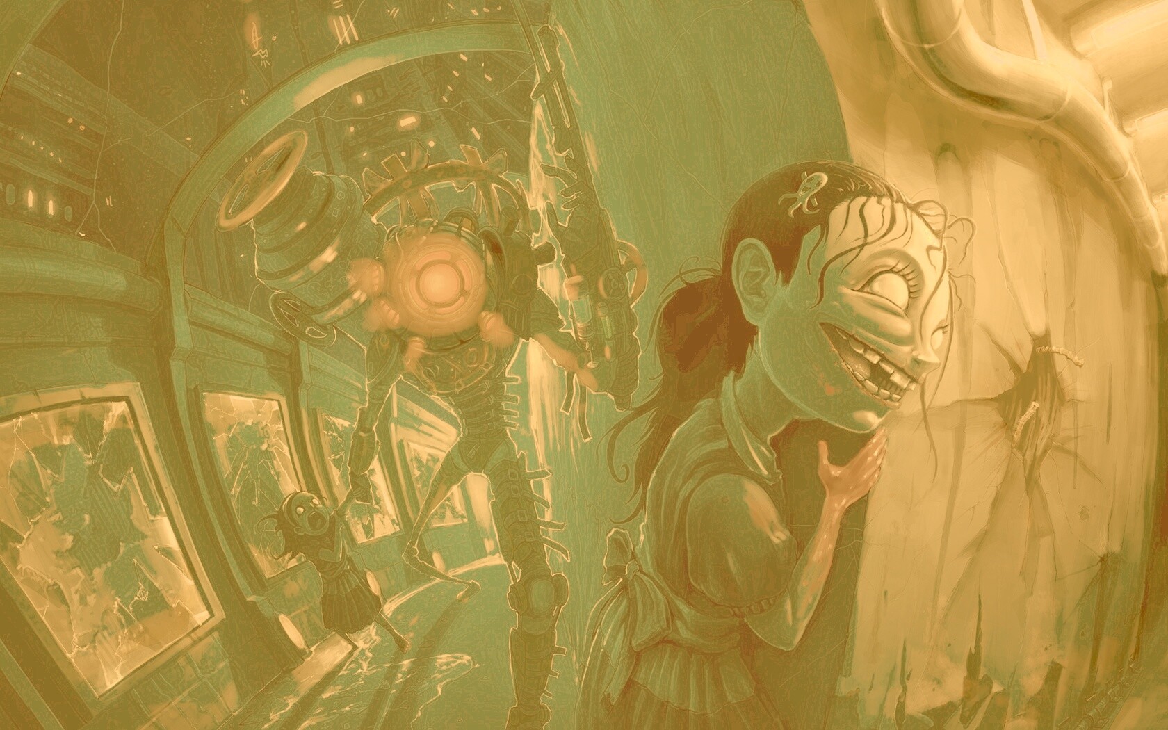 Фанарт Bioshock обои