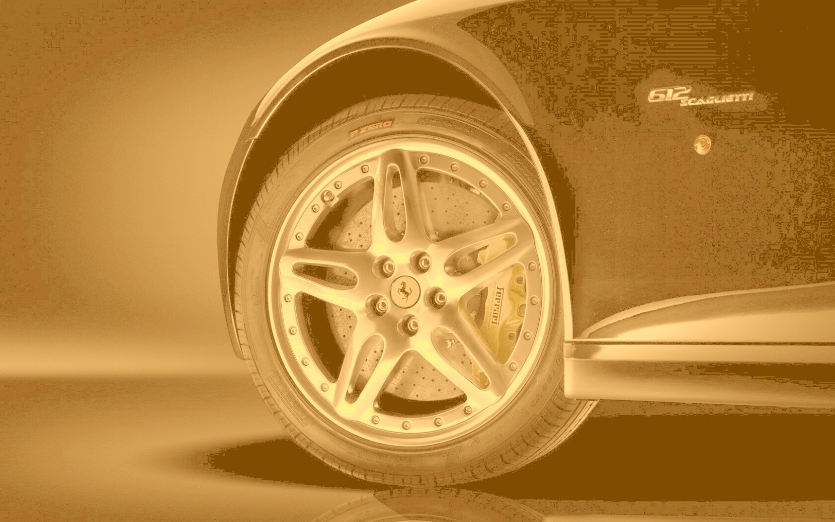 Колесо Scaglietti 612 обои