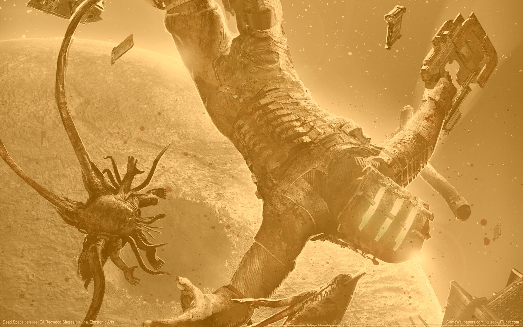 Айзек в космосе обои