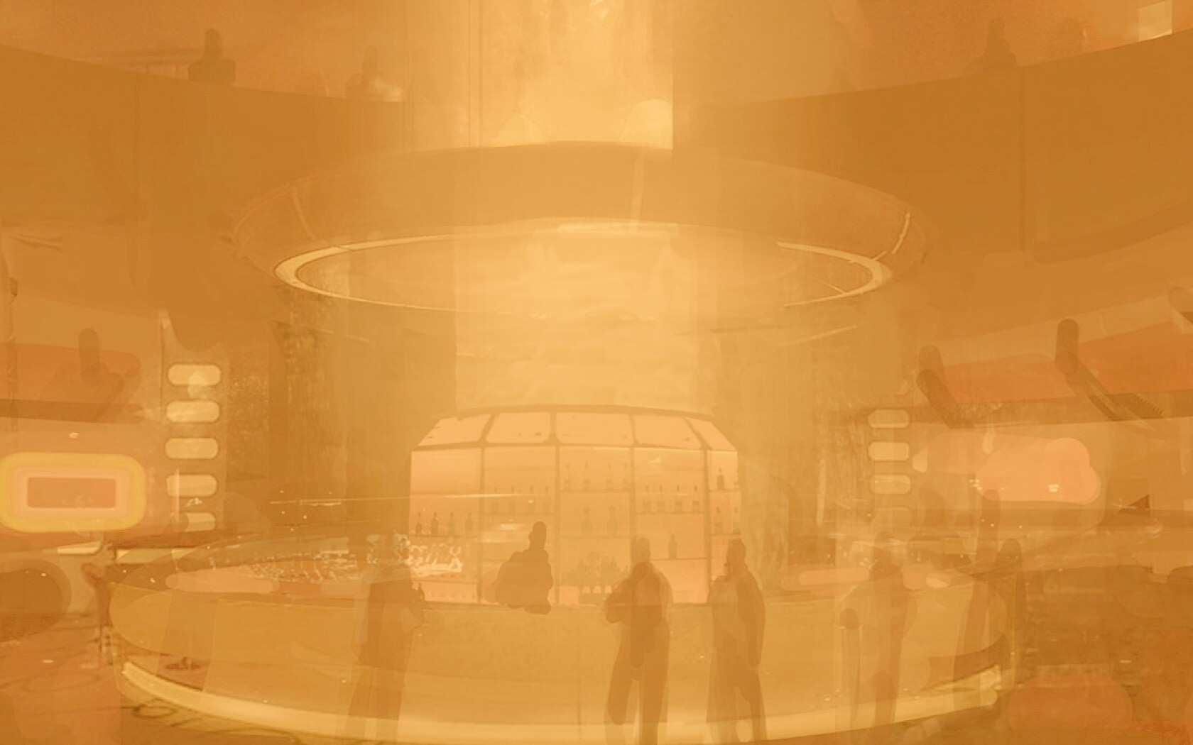 Красный бар из Mass Effect обои