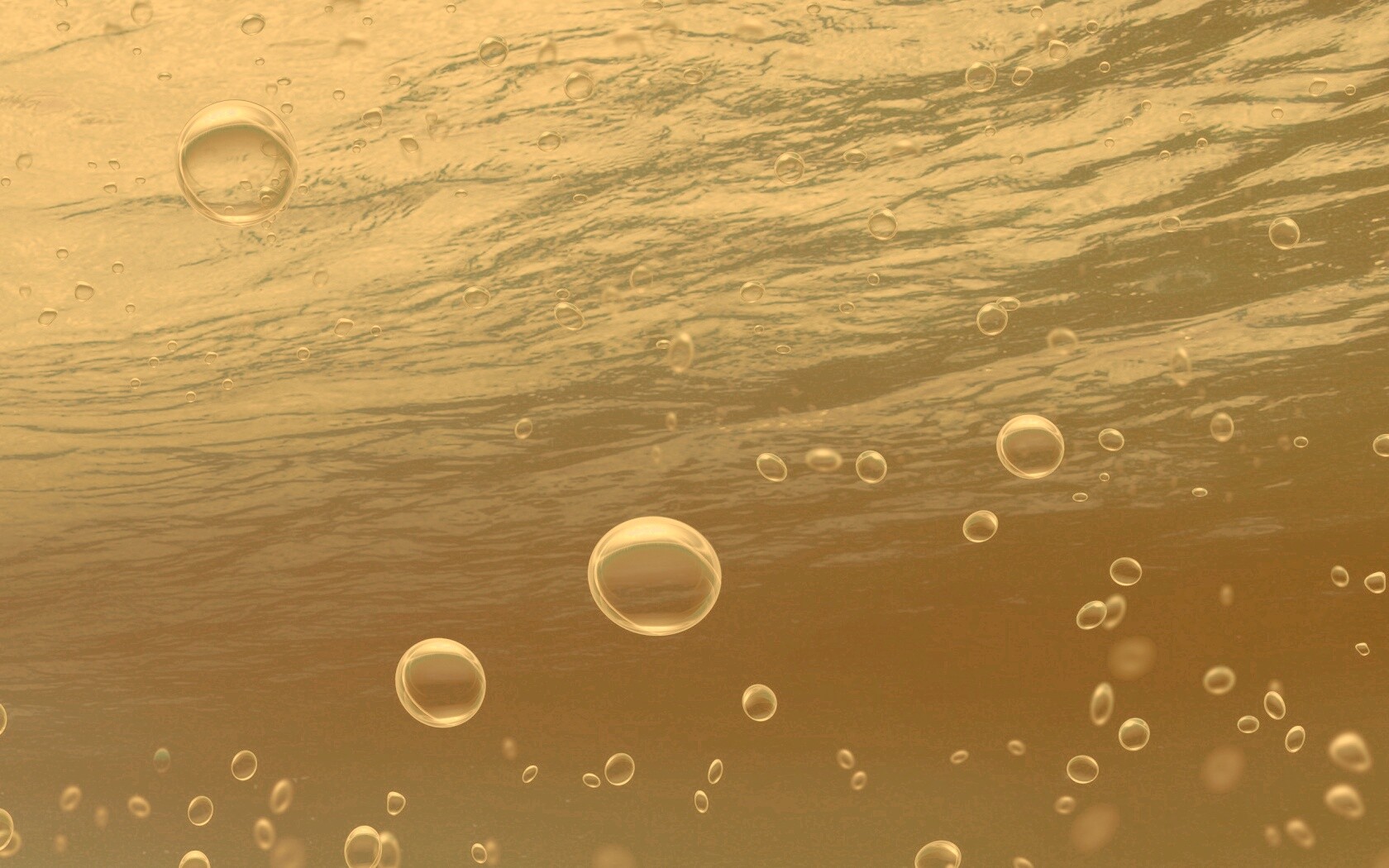 Пузыри под водой обои
