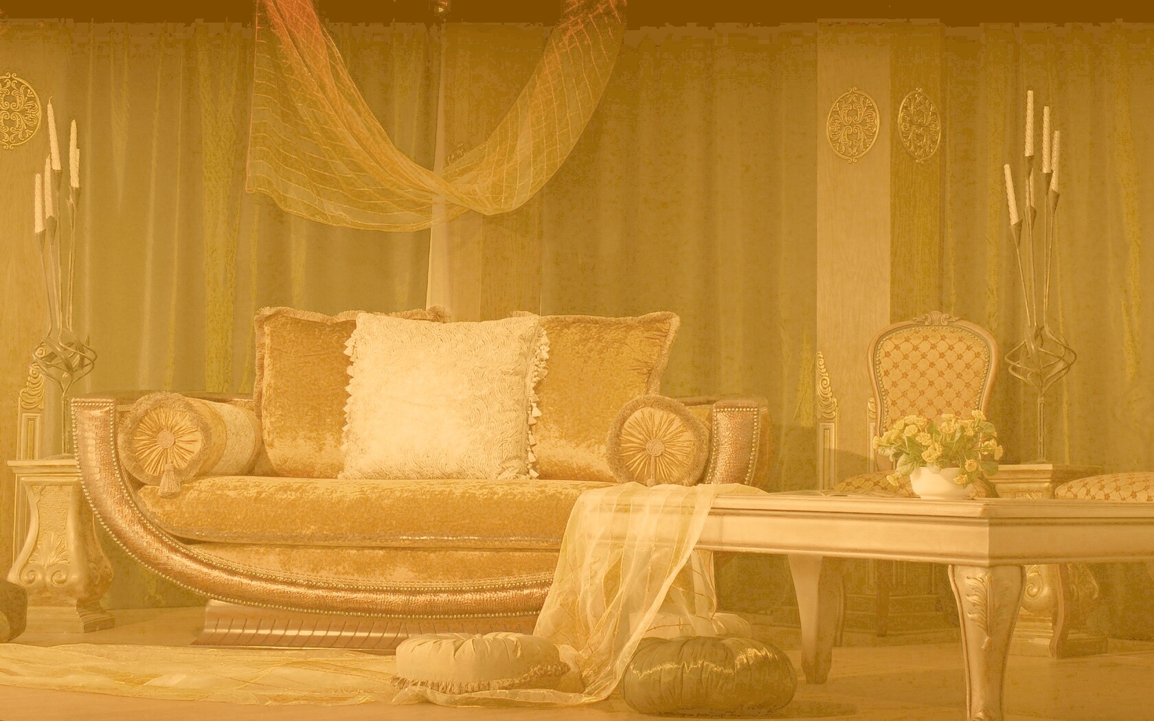 Комната в старом стиле обои