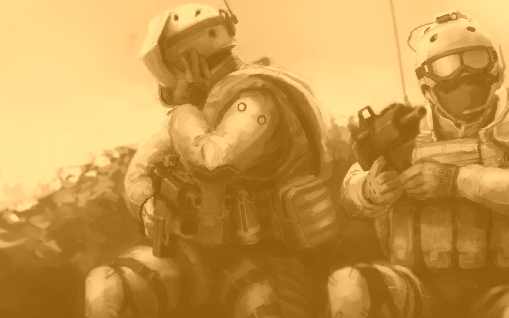 Спецназ в засаде обои