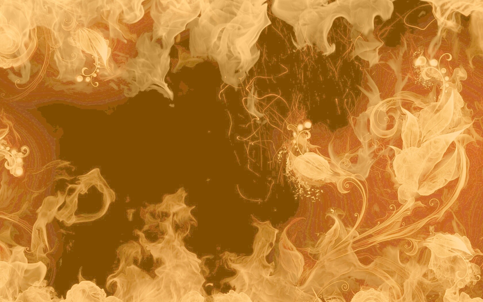 Огненные цветы обои