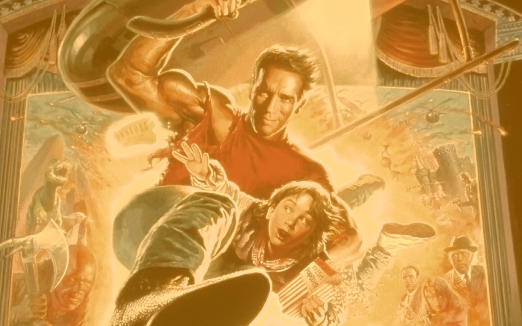 Последний герой боевика обои