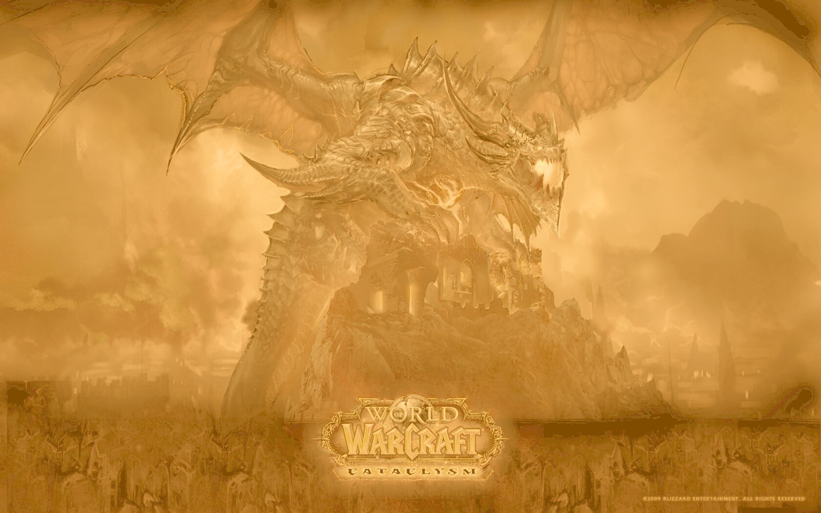 Дракон из WoW обои