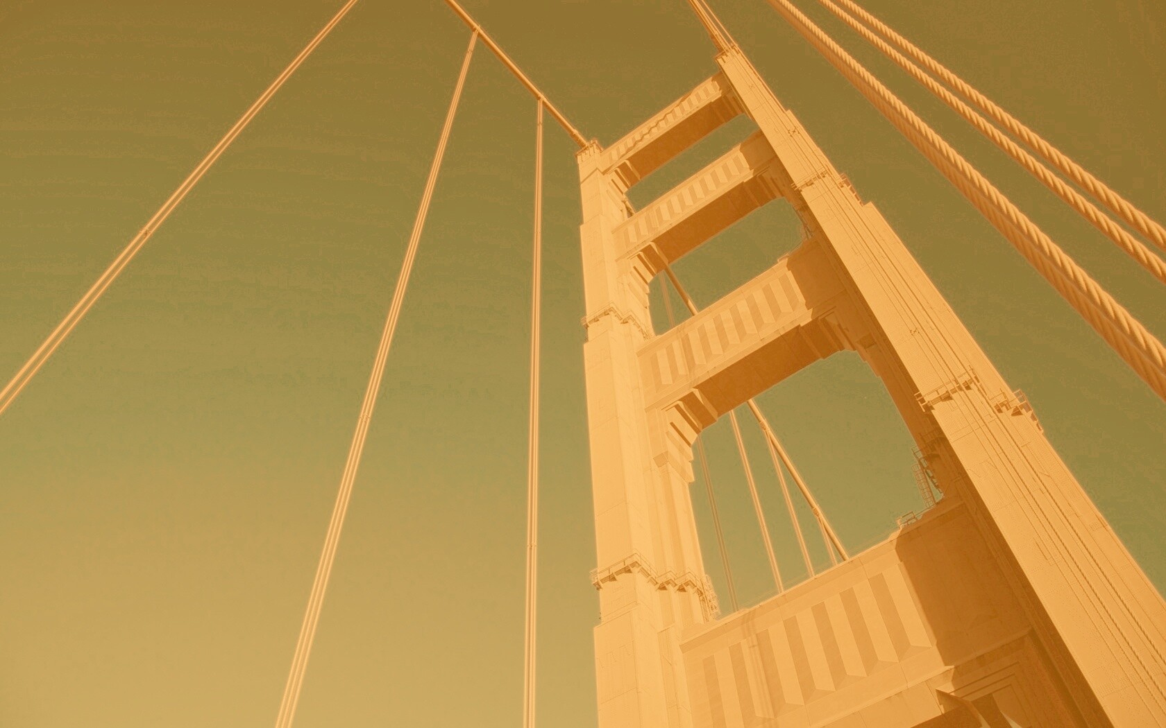 Опора моста Золотые Ворота обои