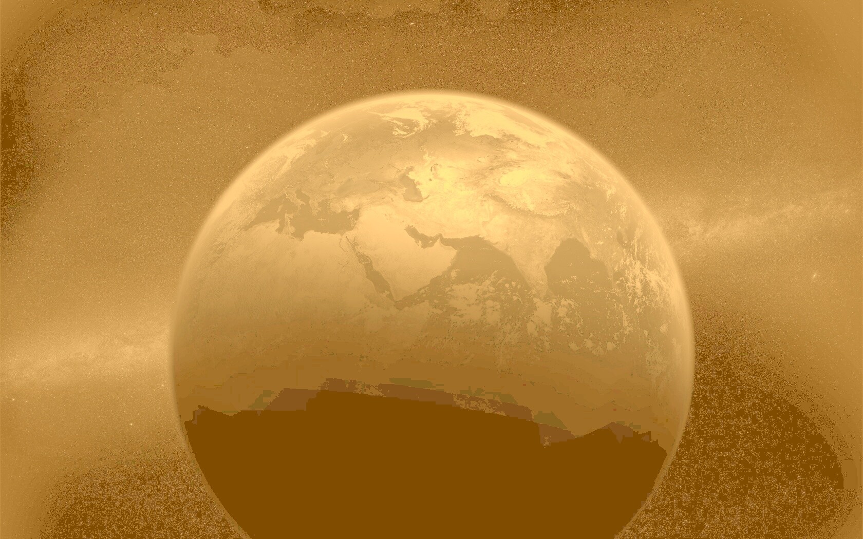 Северное полушарие Земли обои