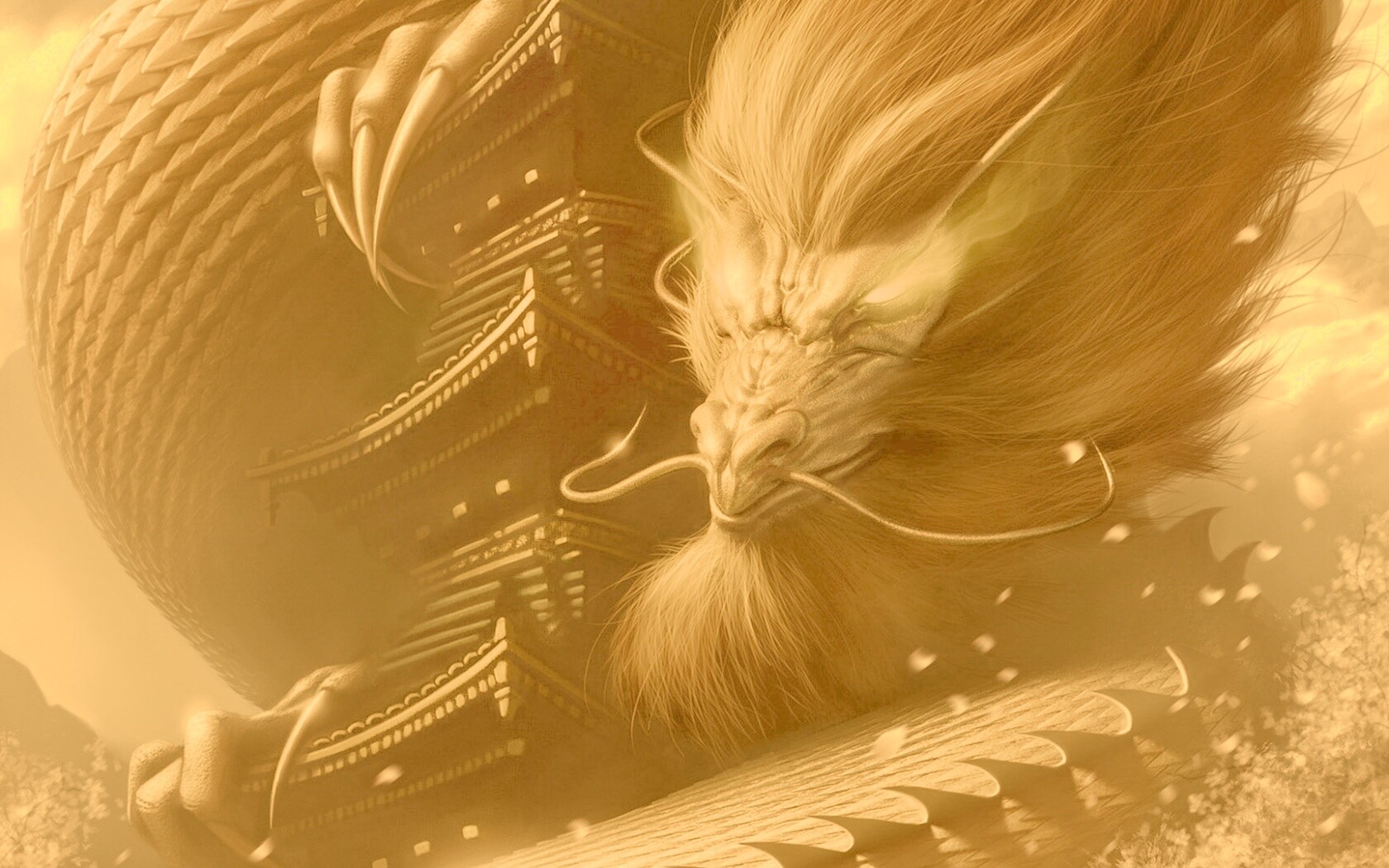 Китайский дракон обои