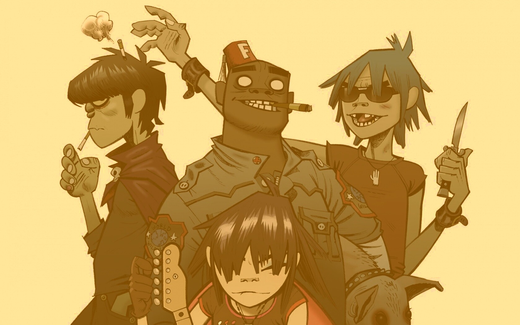 Gorillaz обои