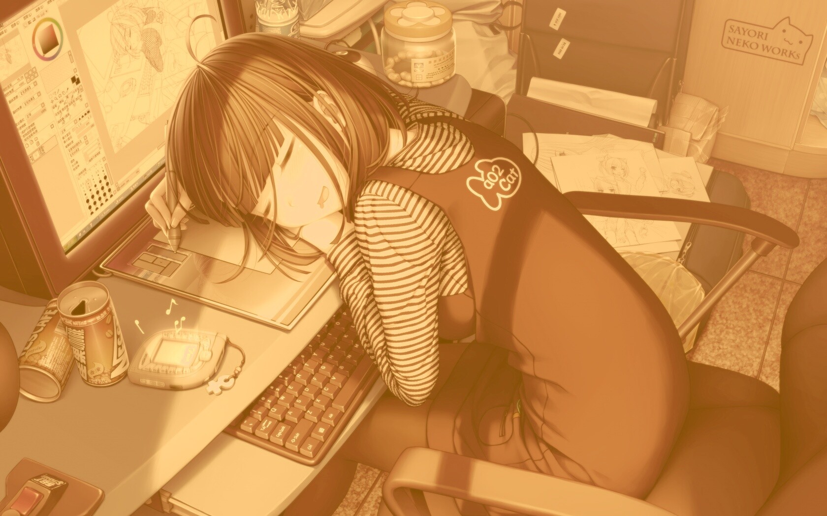 Нарисовать самого себя обои