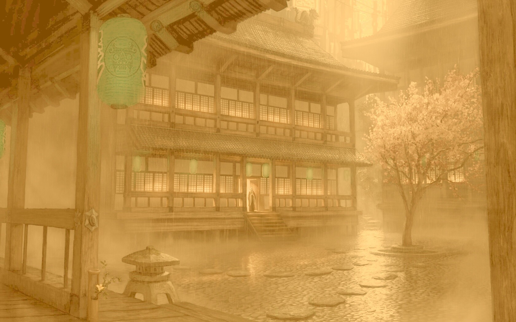 На пороге обои