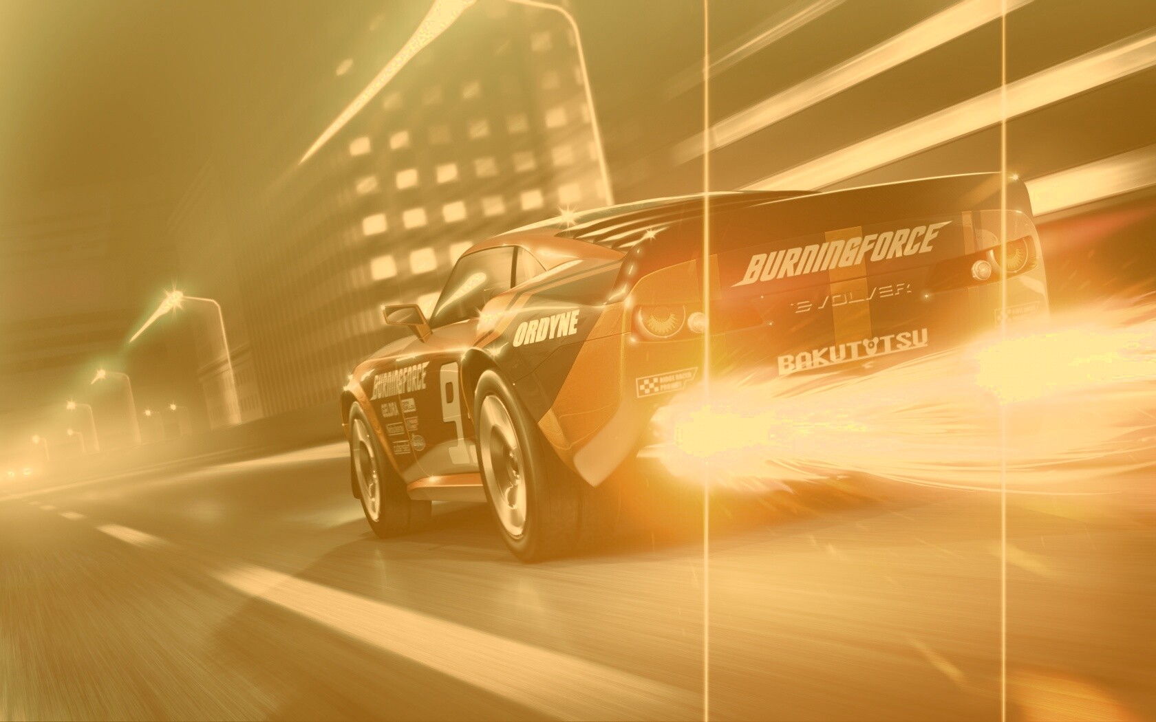 Ночное нитро обои