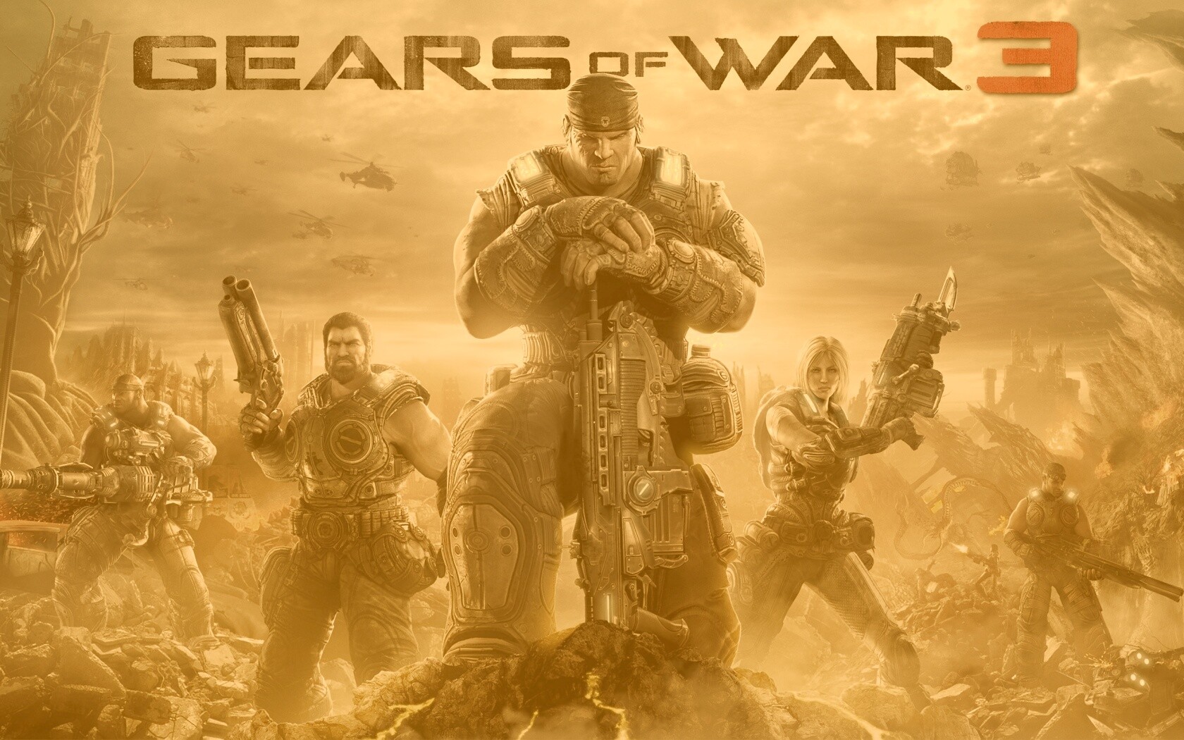 Gears of War 3 обои