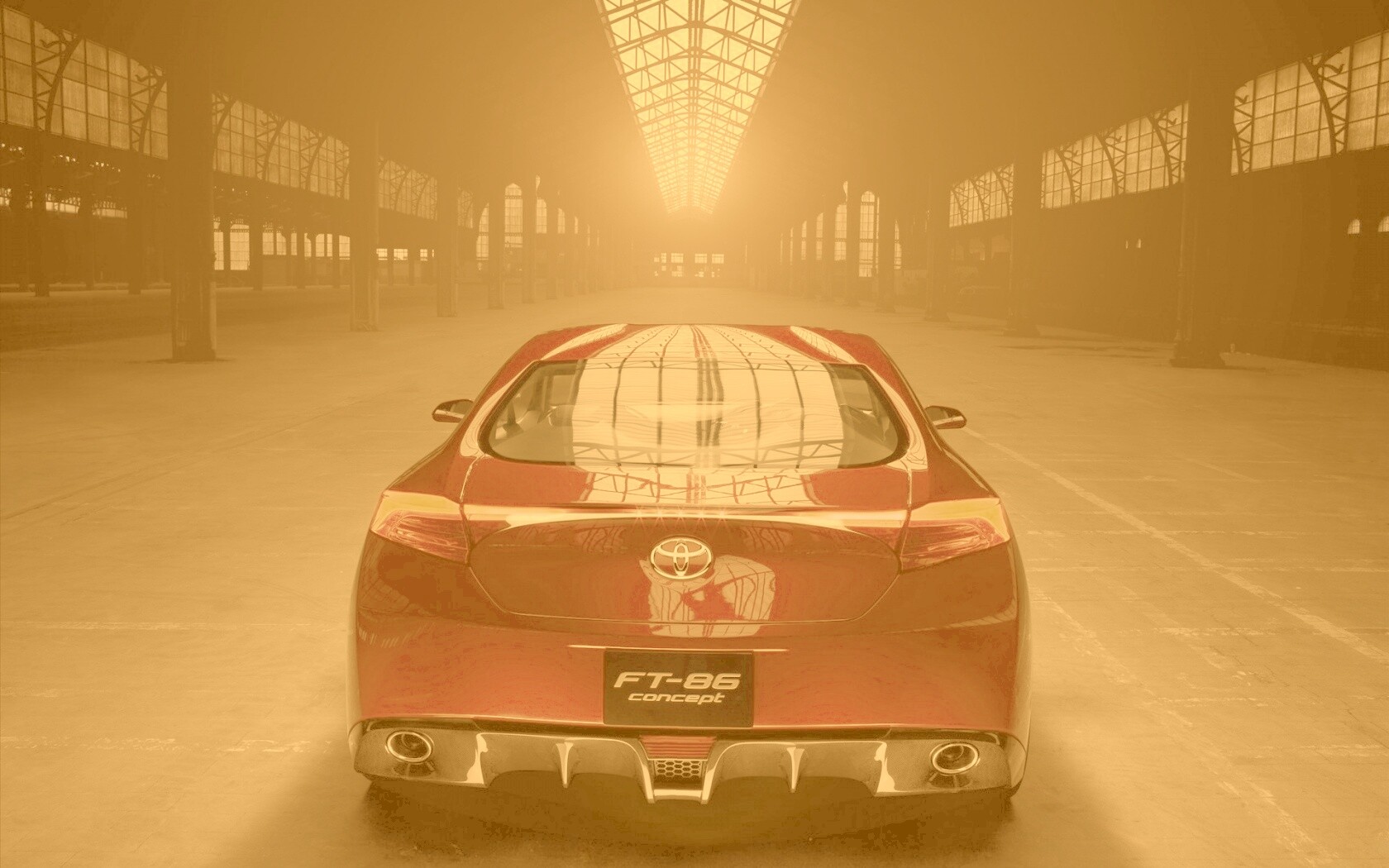 Концепт спортивной тойоты обои