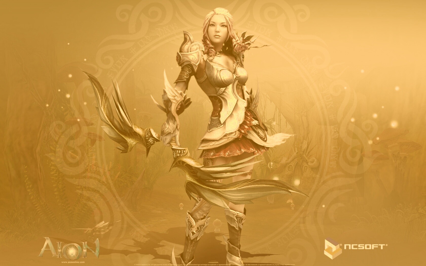 Лучница из Aion обои
