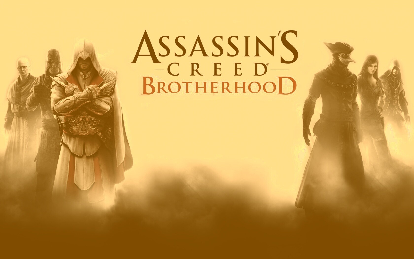 Персонажи игры Assasin"s Creed Brotherhood обои