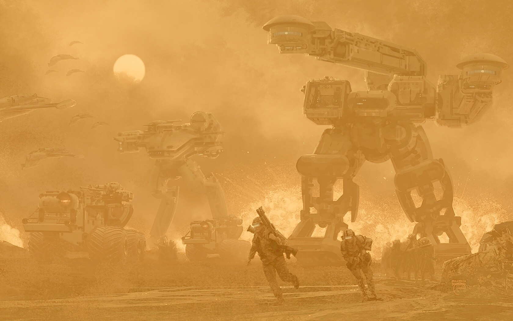 Война будущего обои