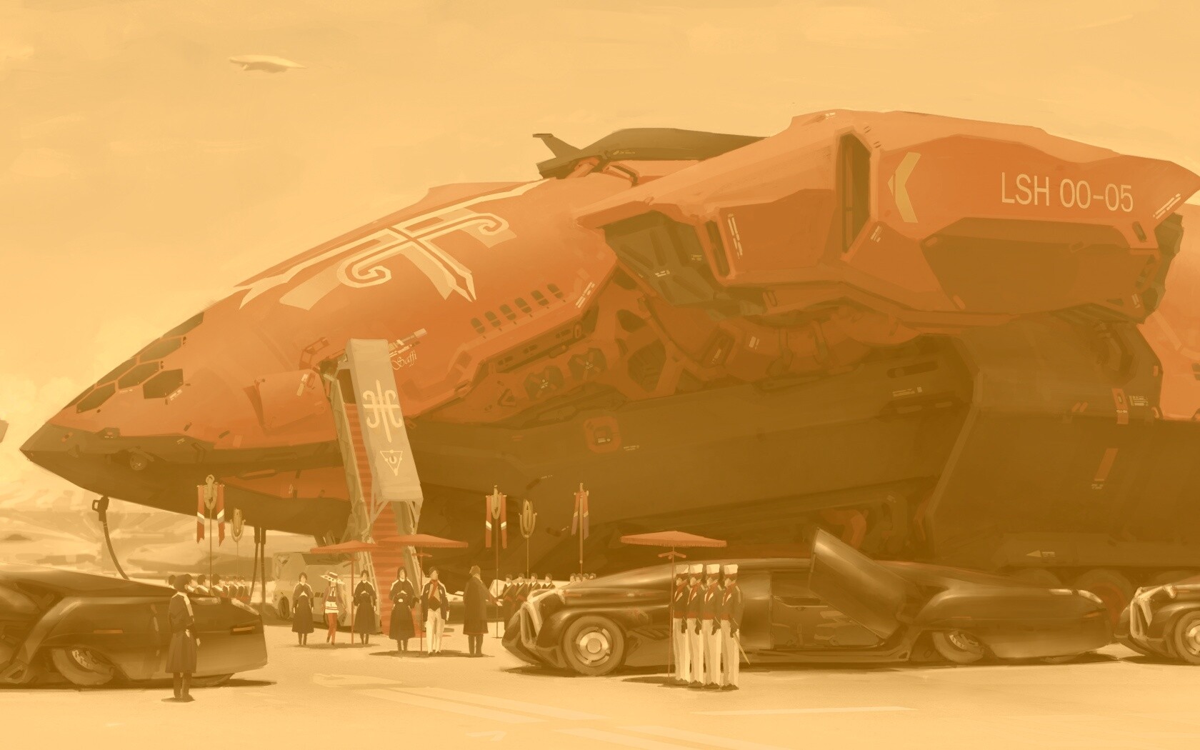 Встреча инопланетных гостей обои